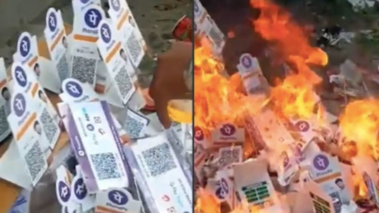 PhonePe ayaa ku eedeysay shaqaalaha Paytm inay gubeen QR-CODE kooda PhonePe ayaa ku eedeysay shaqaalaha Paytm inay gubeen QR-CODE kooda